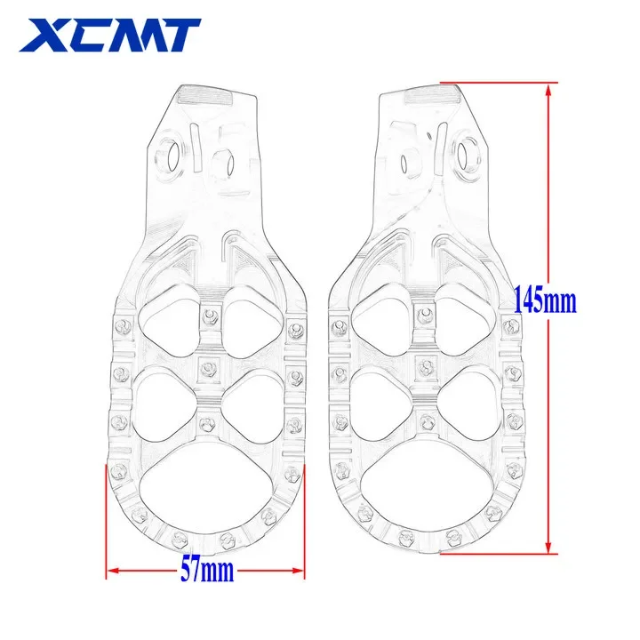 Кованые подножки для мотоцикла 57 мм KTM 2024 EXC300 EXC EXCF XCW 125 250 300 350 450 500 SX SXF XC XCF 2023-2024
