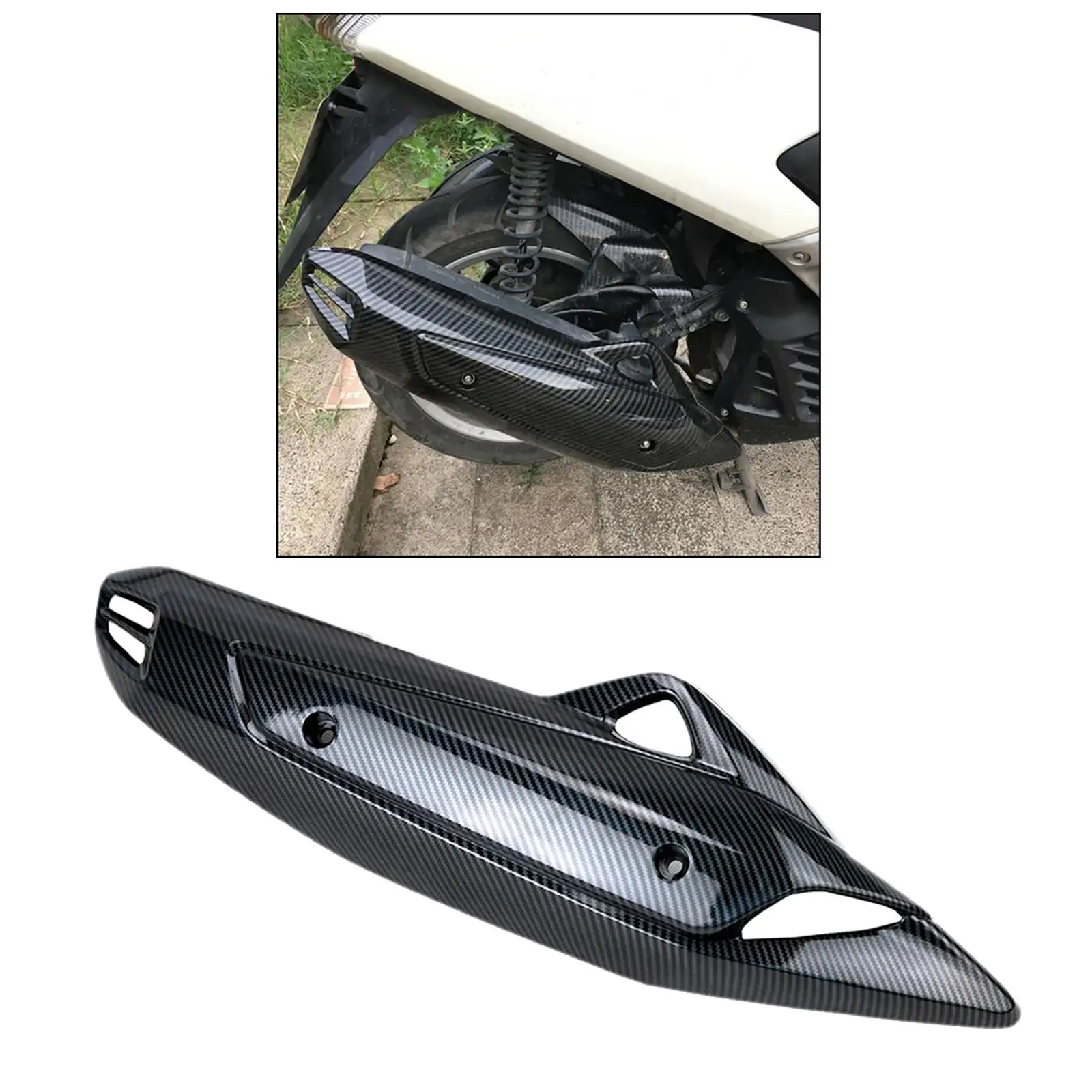 Защитная тепловая крышка выхлопной трубы глушителя для NMAX 155