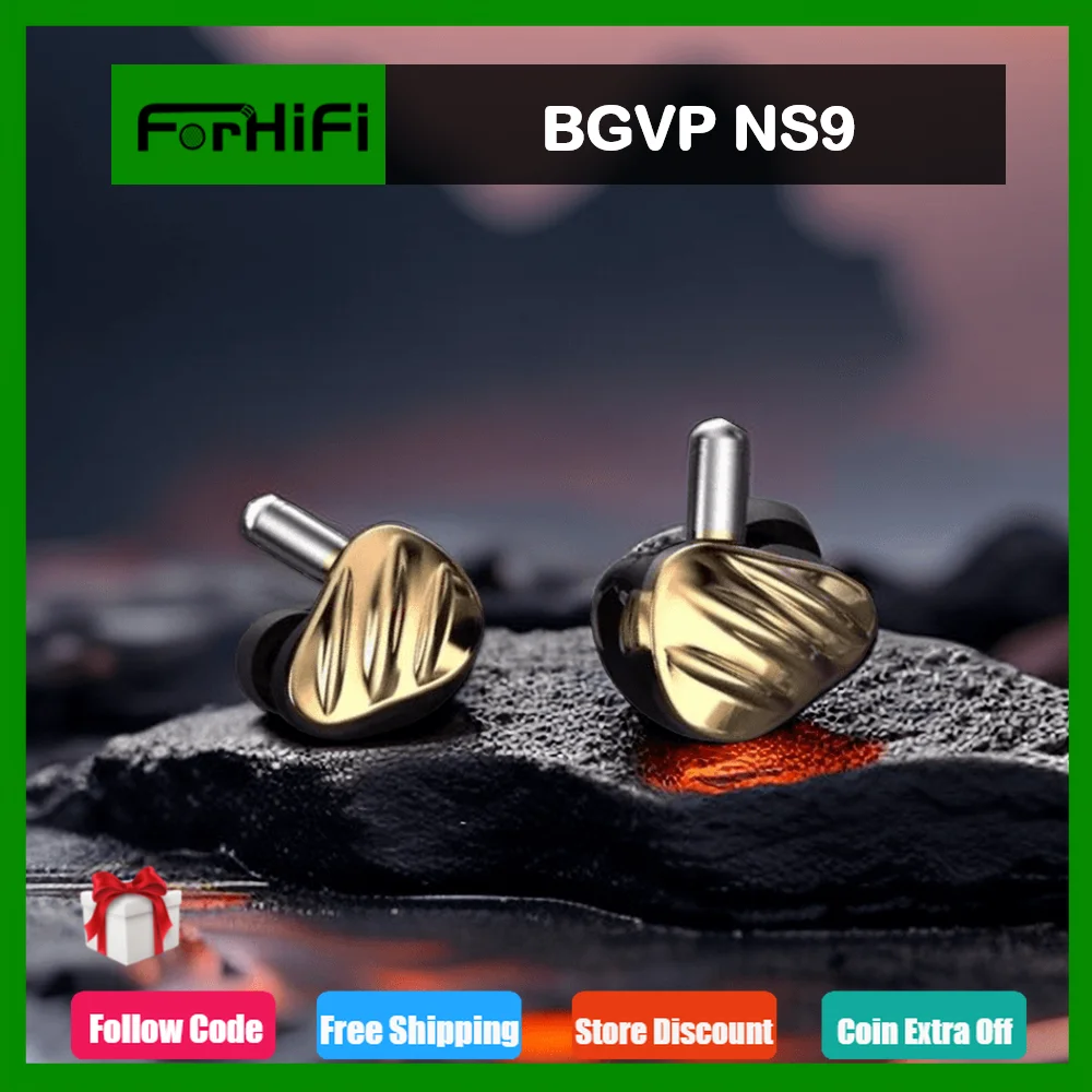 Наушники-вкладыши BGVP NS9 7BA + 2DD Knowles Sonion, гибридные драйверы IEMs, проводные Hi-Fi наушники высокого качества с басами