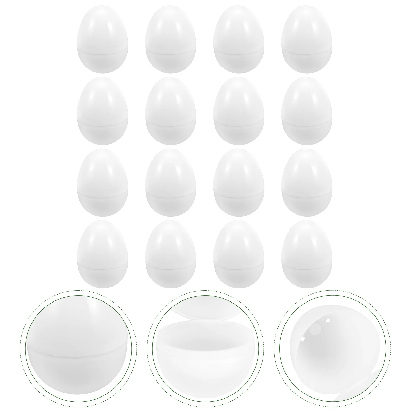 

16 Pcs DIY Easter Eggs Ornament Decor Artificiales Para Theme Party Favor Empty Shells