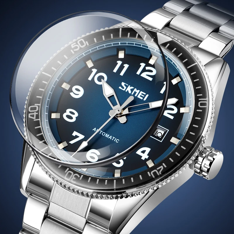 Часы наручные SKMEI Мужские автоматические деловые водонепроницаемые брендовые