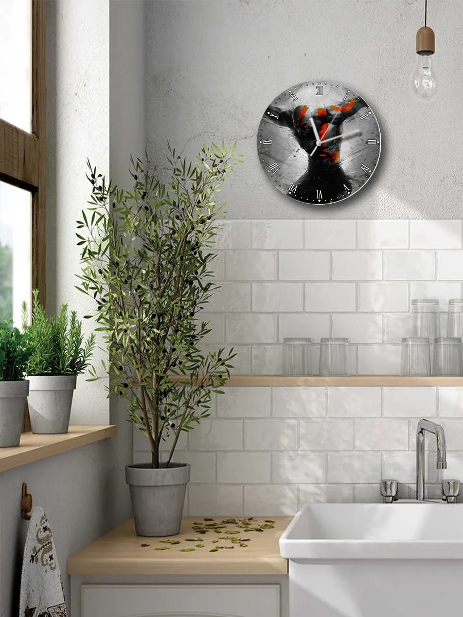 Настенные часы УФ игры God of War Ascension (бог войны восхождение кратос) - 4360 |