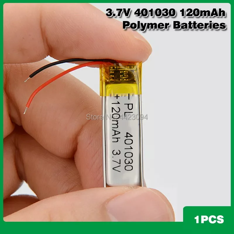 

3.7V 120mAh 401030 Lithium Polymer Li-Po li ion Rechargeable Battery For MP3 MP4 MP5 GPS DVD tablet Bluetooth camera Lipo cell