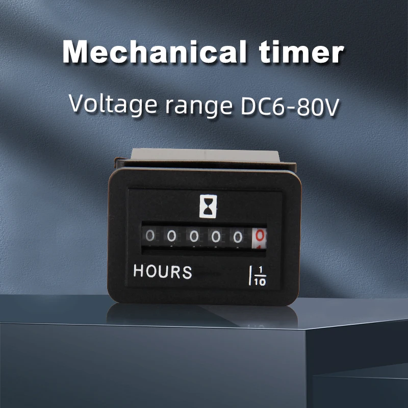

Mechanical Timer AC110-250V/DC6-80V（optional） Alternating /Direct Current -20℃-65℃ Excavator Bulldozer Engineering Vehicle ABS