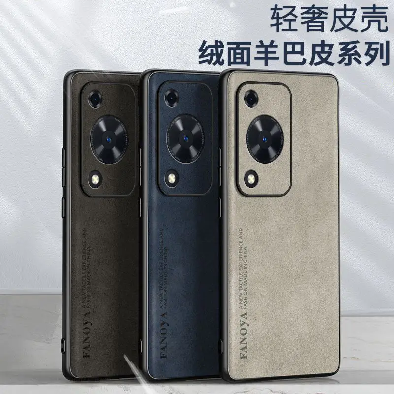 Чехол для HUAWEI Nova Y72 роскошный кожаный матовый приятный кожи чехол-накладка Y 72