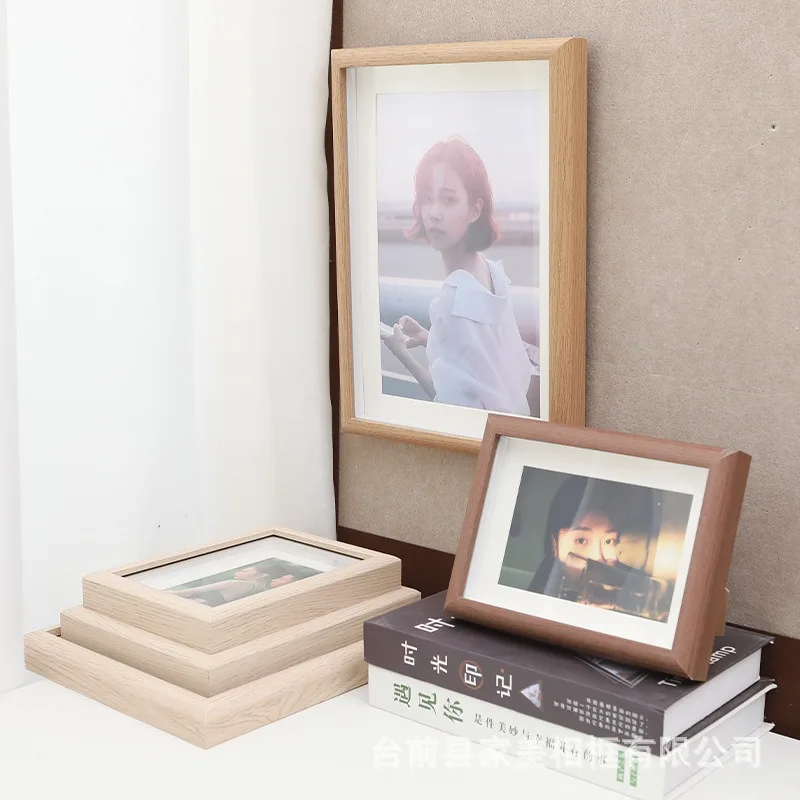 Деревянная фоторамка для стен 10X15 15X20 20X25 A4 винтажная подставка фотографий декор