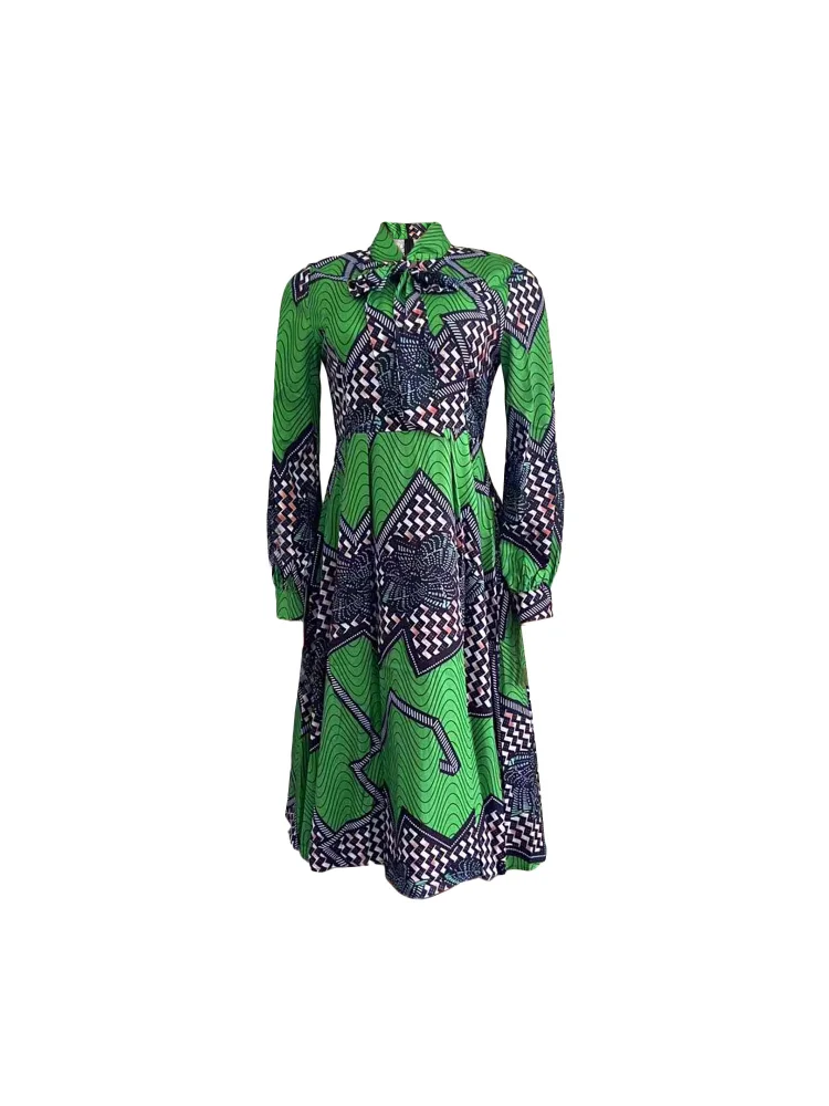 Women Fashion Printed Strap with High Waist and Big Swing Skirt plus size outfits  party dresses