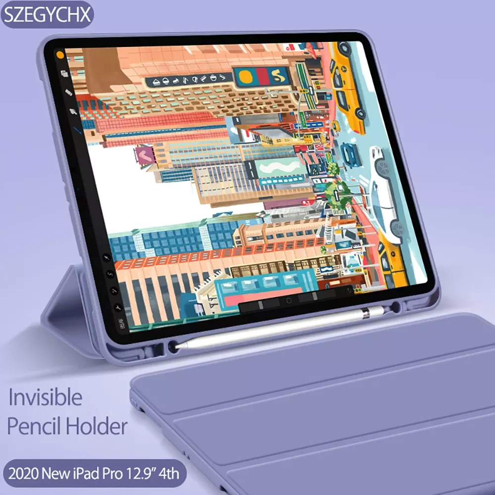 

Чехол для iPad Pro 2021, Чехол для iPad Pro 12.9, чехол 2020 4-го поколения, Чехол для iPad Pro 11, чехол 2021, чехол-карандаш с быстрой зарядкой
