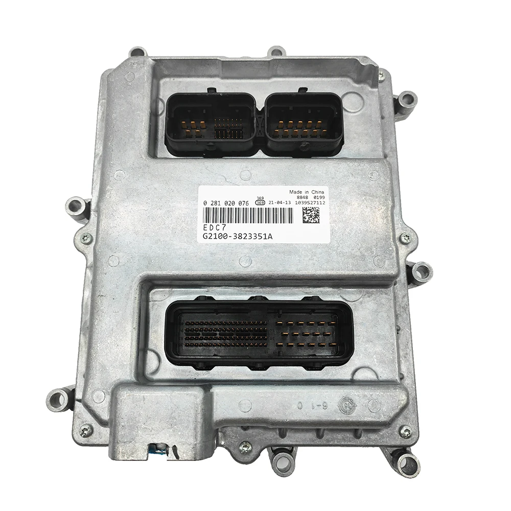 Оригинальная новая компьютерная плата ECU 0281020076 G2100-3823351A EDC7 для двигателя Yuchai Yutong