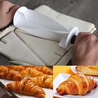 1 pcs making croissant bread wheel dough pastry cutting knife plastic rolling cutter baking kitchen accessories bakery tools