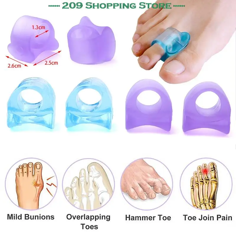 

1 пара, разделитель большого пальца ноги