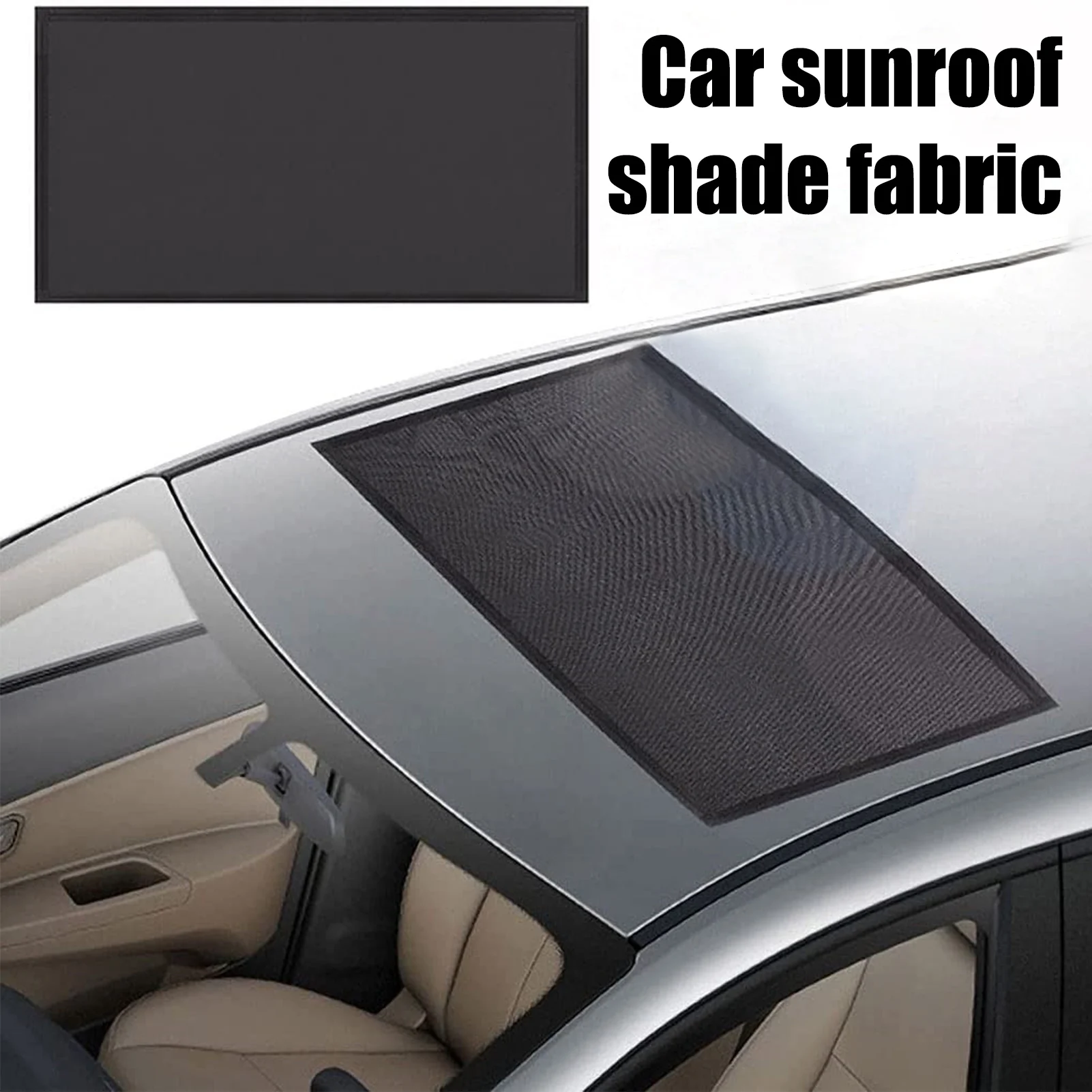 

Car Sunroof Sunshade Magnetic Moonroof Cover With Breathable Mesh Sun Protection Car Roof Cover For Baby Kids Breastfeeding When