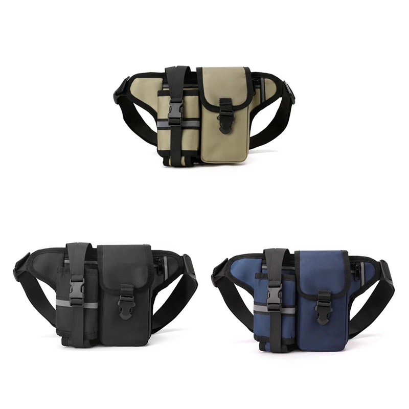 Водонепроницаемая нейлоновая походная поясная сумка спортивная с держателем