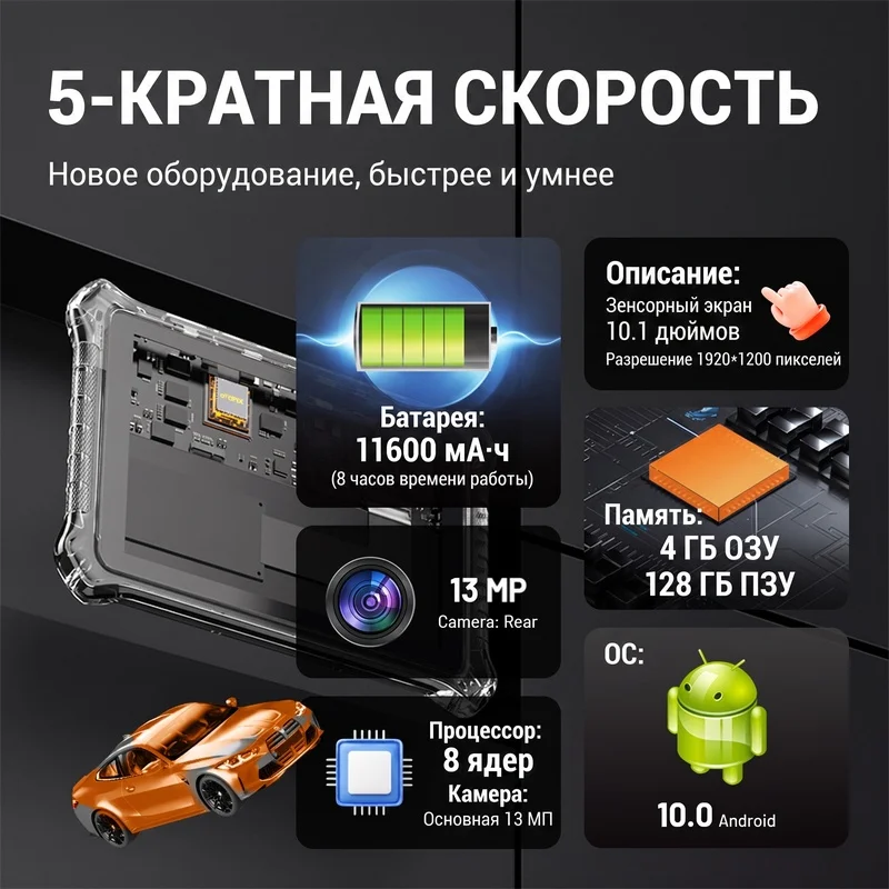 Фото Сканер OBD2 глобальной версии OTOFIX D1 PROS2 2 года бесплатный инструмент диагностики для российских автомобилей русский язык №2