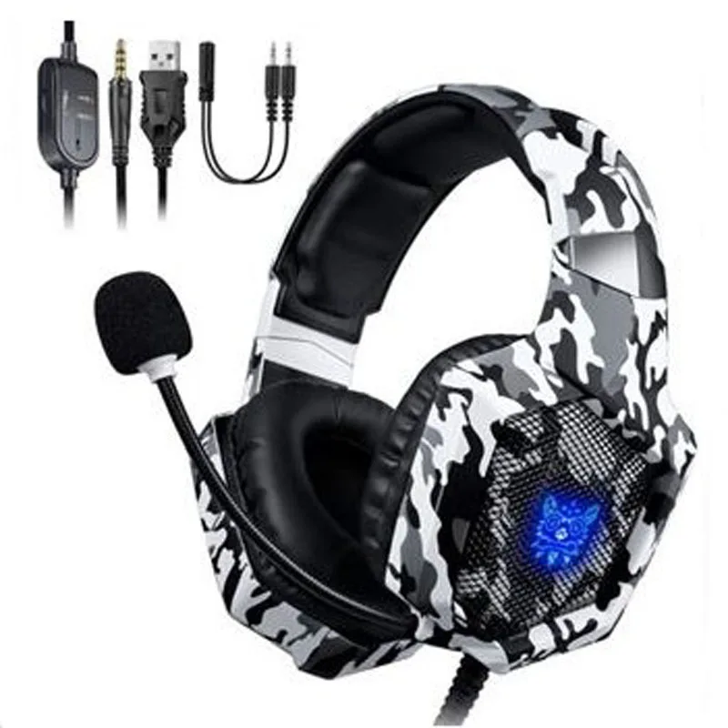 

Over Ear Gaming Headset Noise Cancelling 3.5mm Wired Game Headphones with Microphone for Computer PC Gamer Foldable PS4/PS5