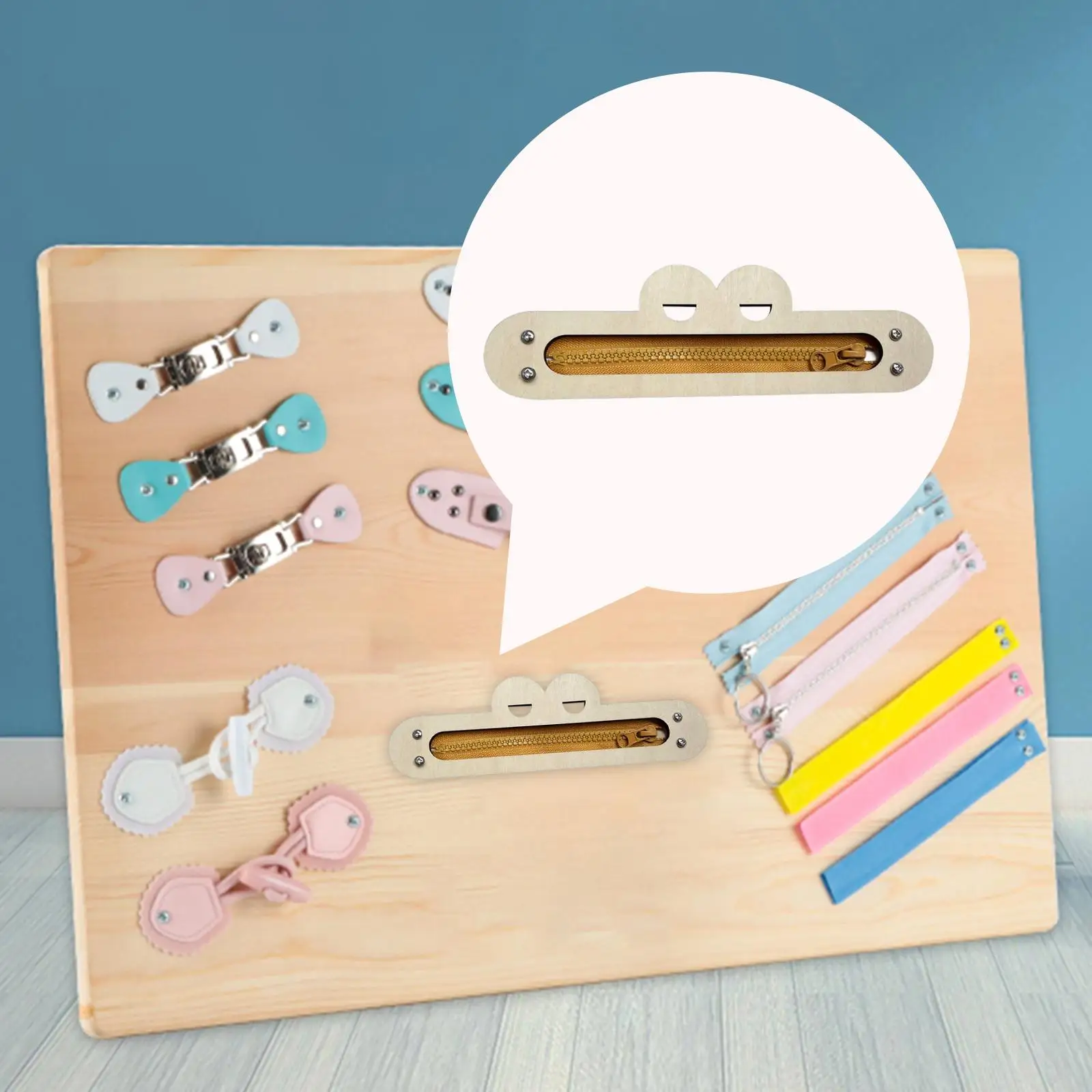 

Montessori Sensory Board Toys Fine Motor Skill DIY Material Early Educational Sensory Board for Game Interaction Travel Outdoor