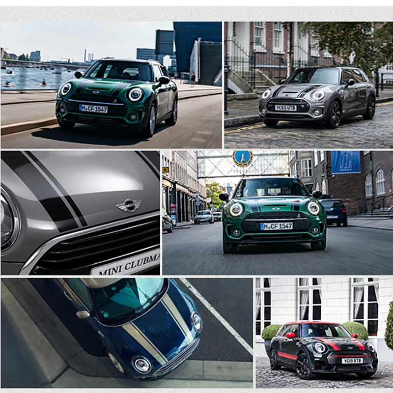 Виниловые декоративные наклейки на капот двигателя автомобиля для BMW MINI Cooper S JCW F54