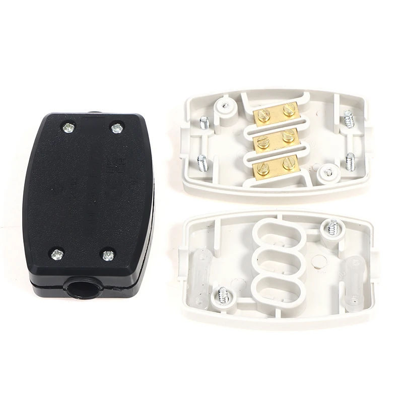 

13A 250V Connector Box 3 Terminal Join Flex Cable Wire Mains Electrical Joiner Terminal Box Wire And Cable Connectors