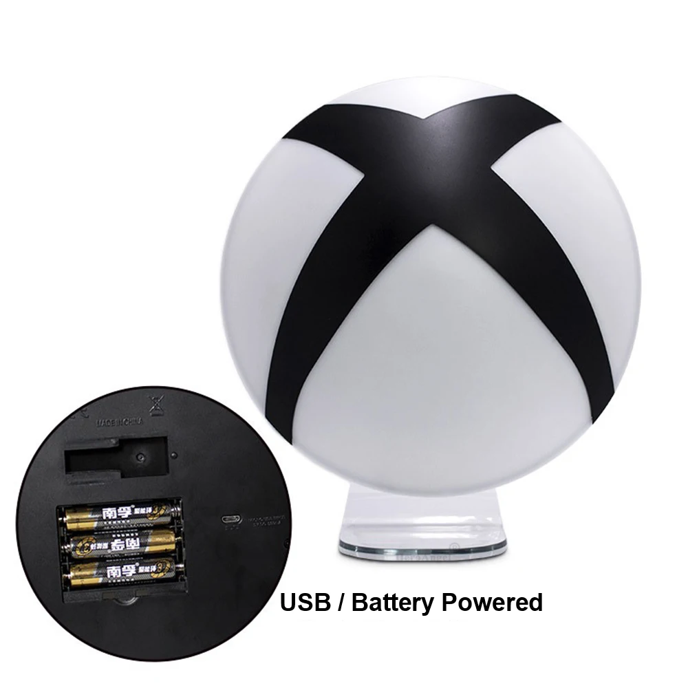 Лучший подарок для домашней игры XBOX светодиодный ночсветильник мальчиков Прямая