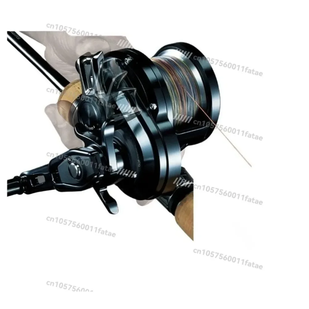 Фото Катушка для глубоководной рыбалки Slow Roller: быстродействующая, с металлическим корпусом, для ловли на приманки №2