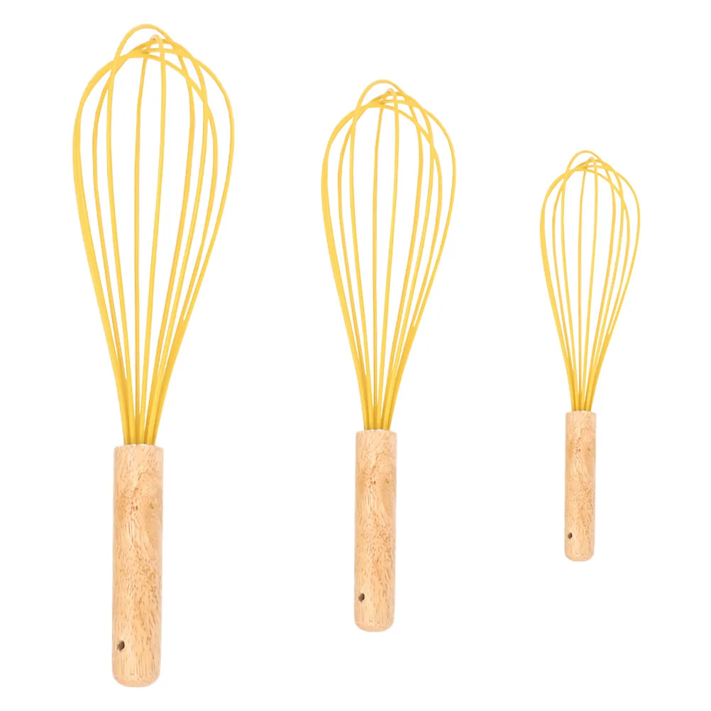 

3 Pcs Egg Whisks Cooking Whisk Epoxy Mixer Kitchen Whisks Tongs Epoxy Stirrer Whisk Kitchen Tool