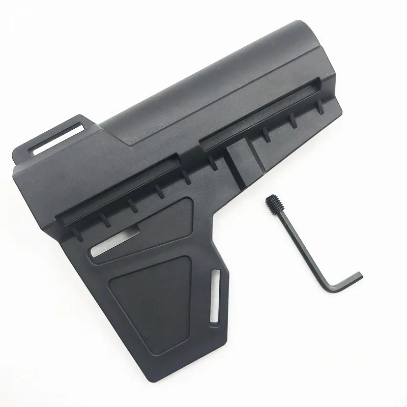 

K-AK Nylon Tactical Toy Gun Stock Gel Blaster Upgrade Extended Stock Upgrade Part Replacement Accessories