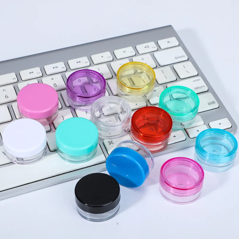 

5/20 шт., пластиковые прозрачные контейнеры для косметики