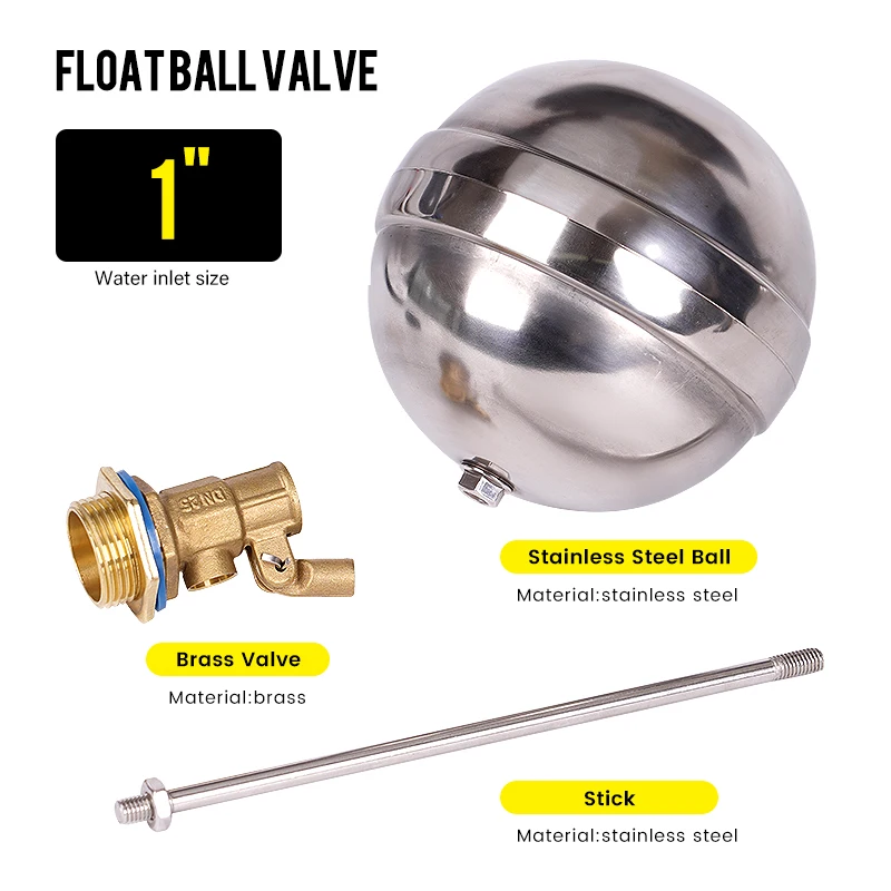 

Латунный поплавковый шаровой кран для воды, медный клапан, резервуар для воды, контроль уровня жидкости, туалетный клапан для промышленности 1/2 "3/4" 1"