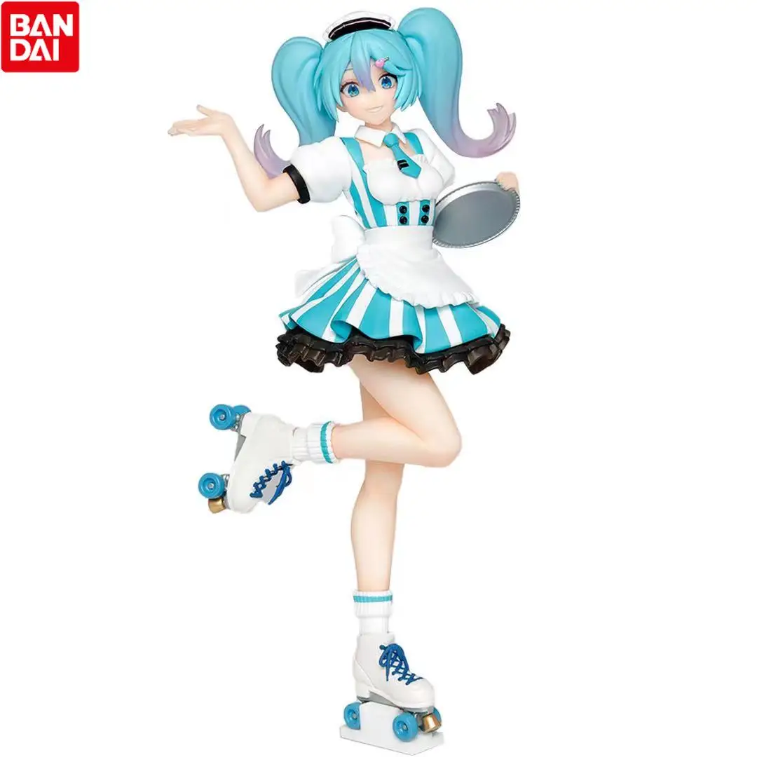 

Bandai Hatsune японская аниме горничная Платье милая игрушка декоративная модель подарок для друзей Мику фигурка кавайная