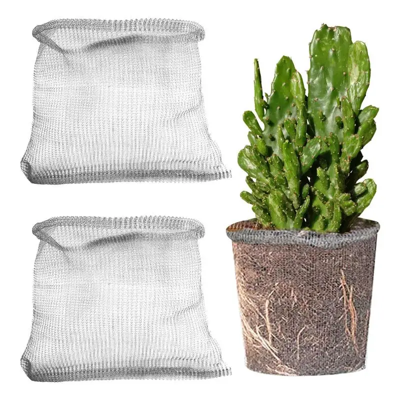 

Root Guard Baskets For Plants Stainless Steel Plant Root Wire Basket Heavy Duty Plant Protector Reusable Root Protector Animals