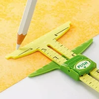 5 in 1 sliding gauge with nancy measuring sewing tool patchwork tool ruler tailor ruler tool accessories home use