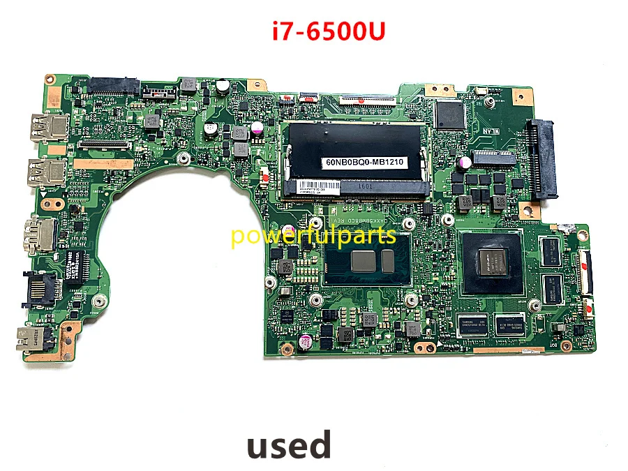 

Working Good For Asus K501 K501UX Mainboard Rev.2.0 DAXK5BMB8C0 i7-6500u Cpu +Nvdia Graphic In-built Used Tested Ok