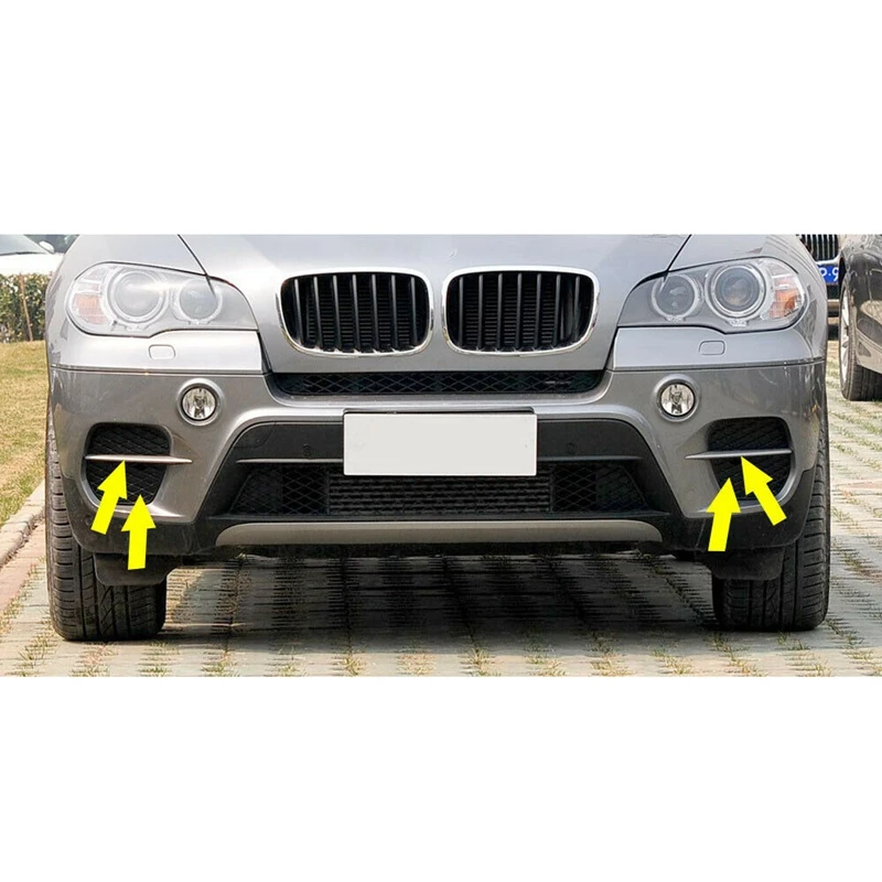 Для-BMW X5 E70 2011-2013 51117222859 51117222860 передний бампер решетка крышка гриль отделка