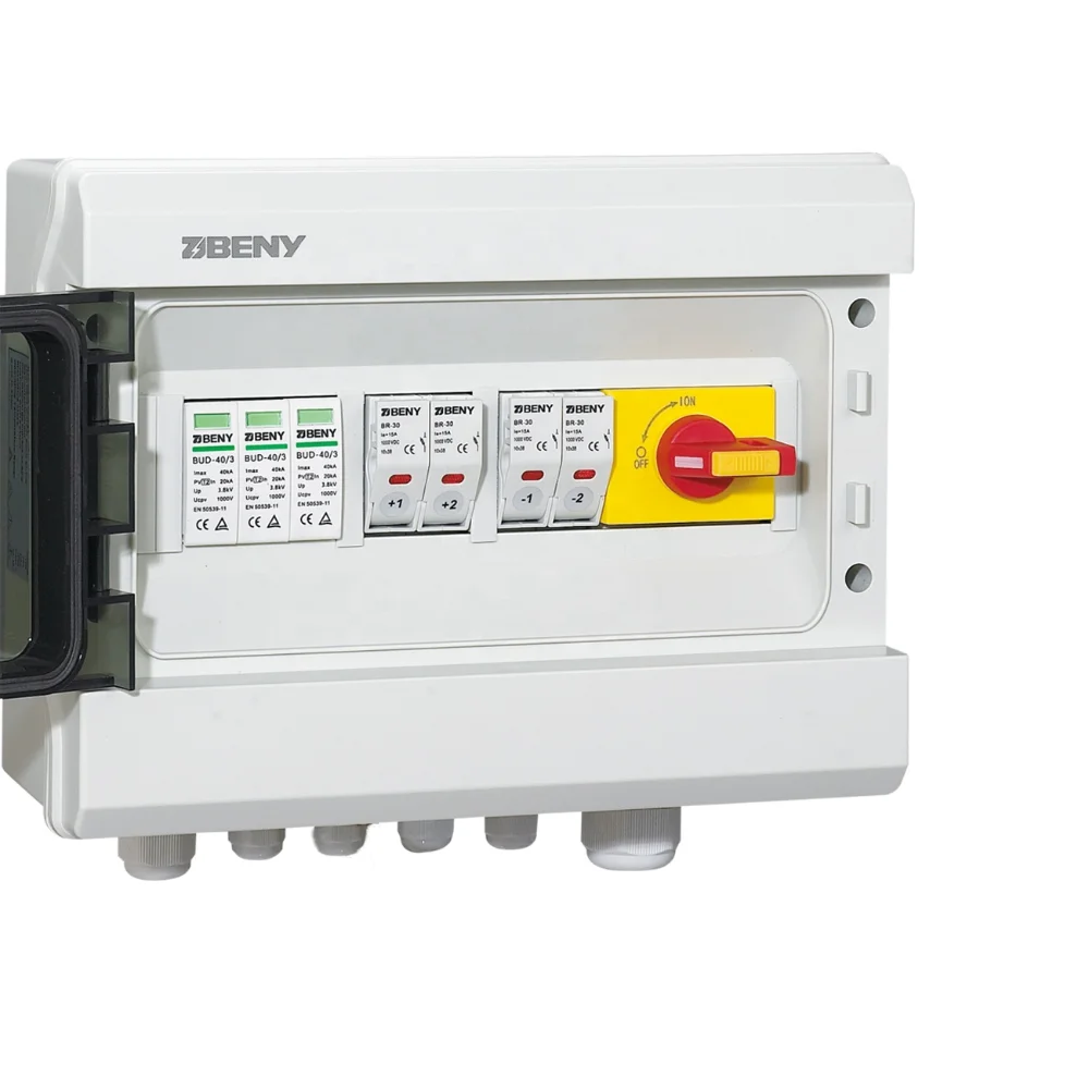 

PV Combiner Boxes for 2 strings solar array