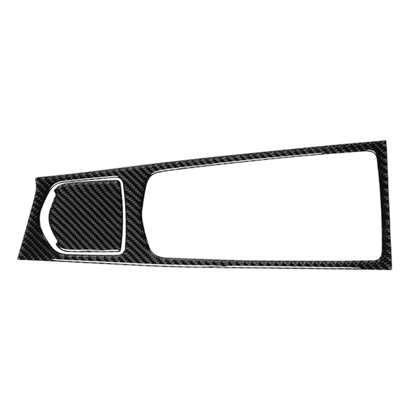 

2Pc Central Control Multimedia Panel Carbon Fiber Cover Trim Car Decorative Sticker for Porsche Panamera 10-16