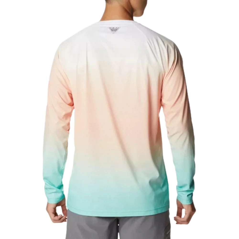 Columbia Pfg Fishing Shirt Men Summer Outdoor Fishing Clothing Sunscreen Long Sleeve T-Shirt UPF 50 Jersey Anti-UV Fishing Shirt enlarge