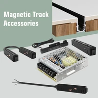 magnetic track light accessories rail connector power transformer rails system fitting magnet track lights kits rail lighting
