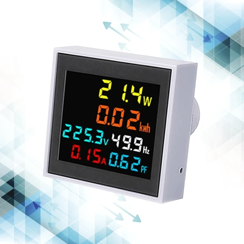 

Digital Voltmeter Ammeter Electric Energy Monitors Watt kWh Meter Power Factor