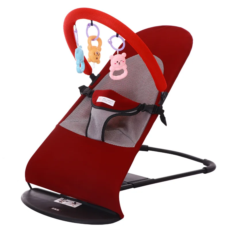 

0~3Years Old Baby Rocking Chair Child Cradle Bed Coax Baby Artifact Comfort Chair Newborn Baby Recliner with Baby Sleep Artifact