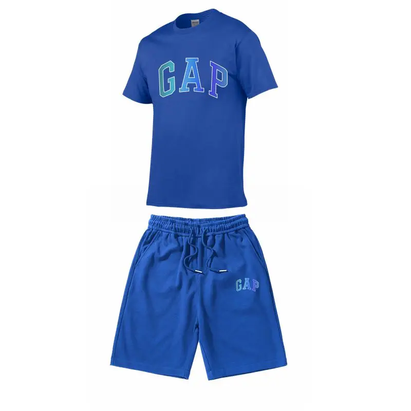 Summer sports suit printed GAP beach jogging loose trend handsome suit