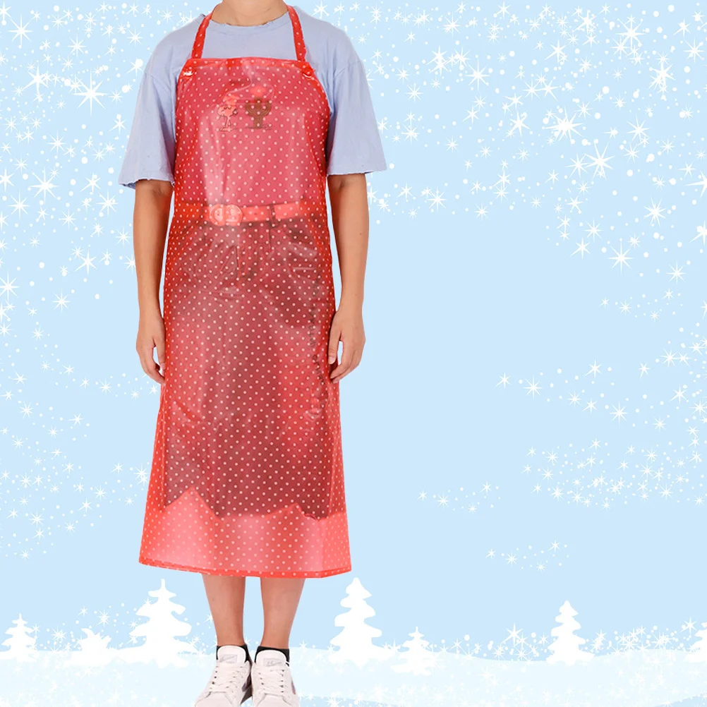 

1pc Oil-proof Apron Sleeveless Pinafore for Girls Women Family Cook