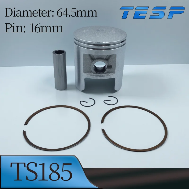 

Комплект поршней мотоцикла для Suzuki TS185 TC185 DS185 TS 185 2-тактный двигатель 185 куб.см, детали двигателя 64,5 мм, 65 мм, 16 мм, штифт