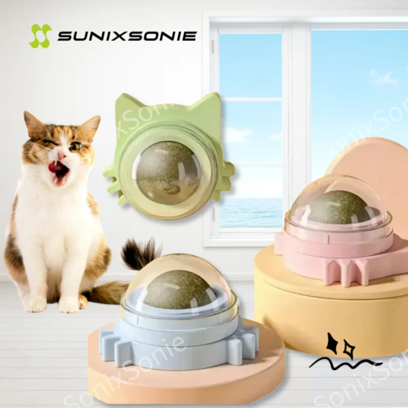 Вращающийся Шар С Кошачьей Мятой-натуральная мята для кошек способствует