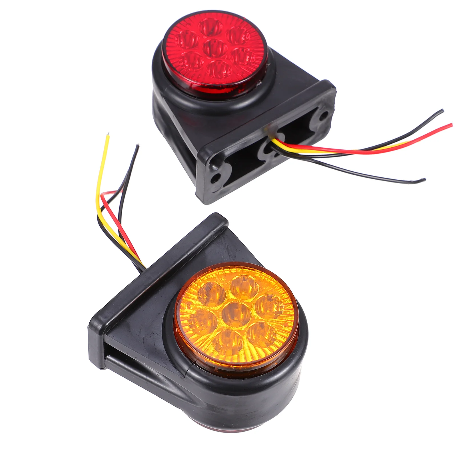 

2pcs Practical Double-side Trailer Rear High Brightness Lorry Warning Lamp