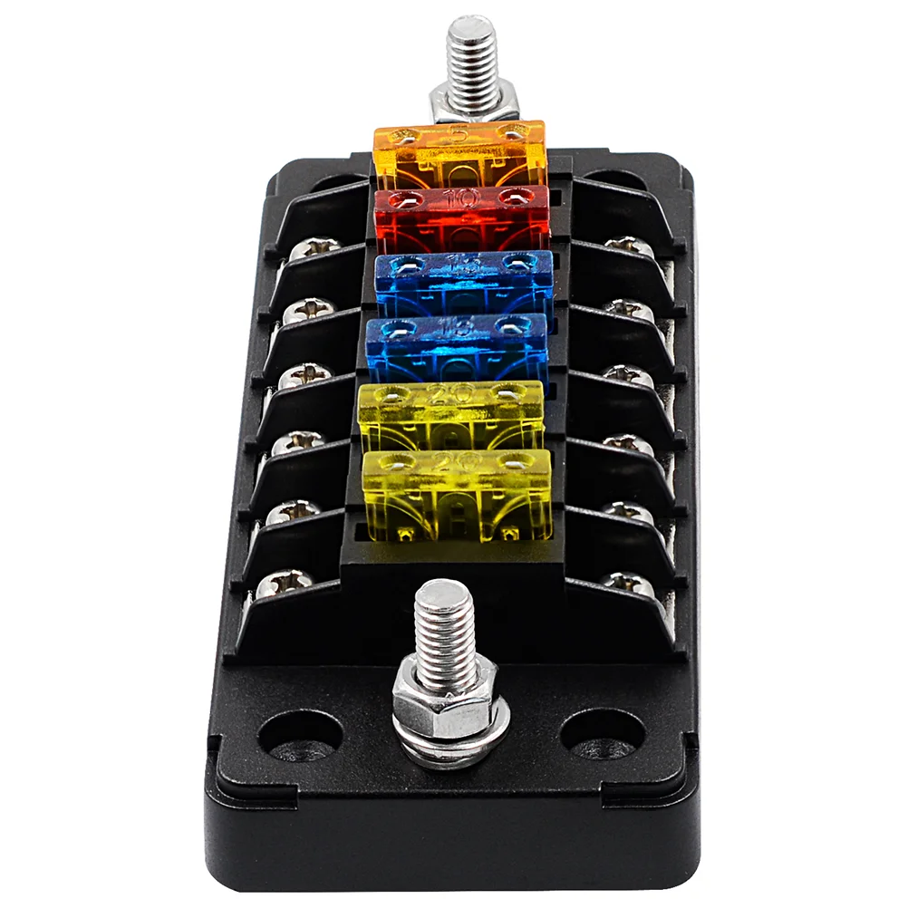 

1 Pc Car Fuse Box Prime Fuse Holder Fuse Box for Vehicle Boat Auto Car