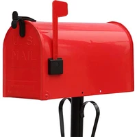 american style post mount mailboxes stand floor metal postbox outdoor garden park villa newspaper letter box bucket letterbox