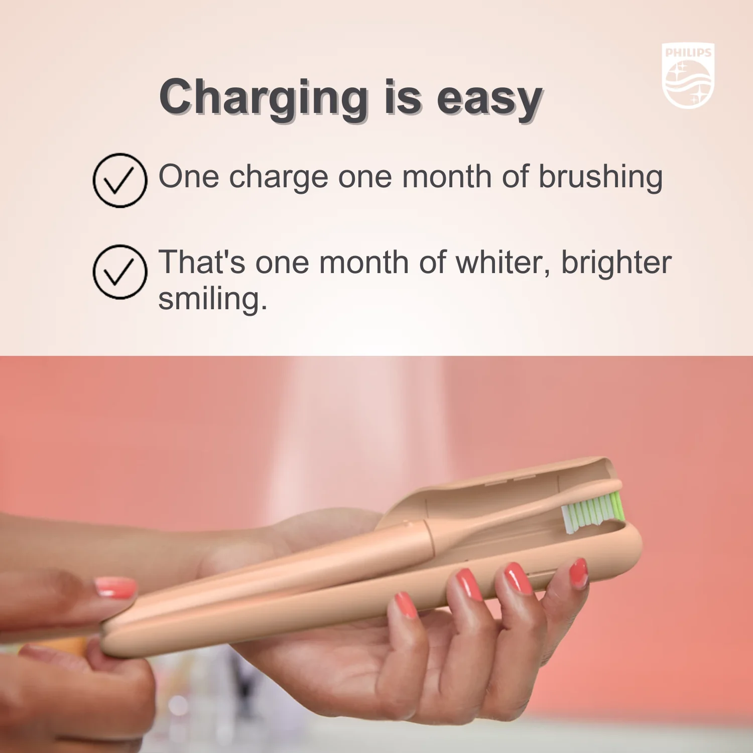 Зубная щетка Philips One by Sonicare Power HY1200 очищает лучше для включения в нескольких цветах