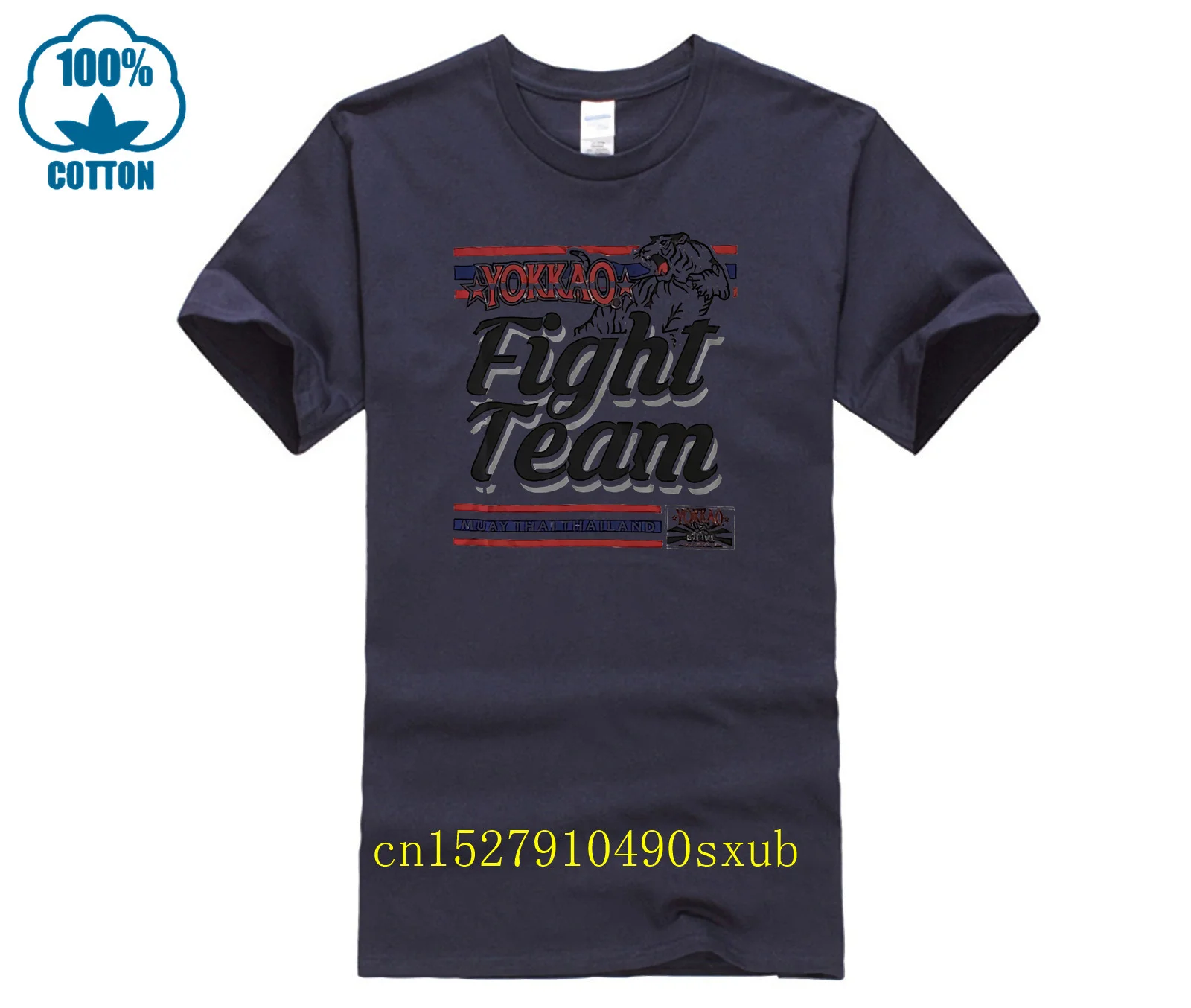 Горячая мужская забавная повседневная футболка с принтом Yokkao Fight Team 2,0, белая футболка (art.: 3920ce1b70114) - 3920ce1b70114