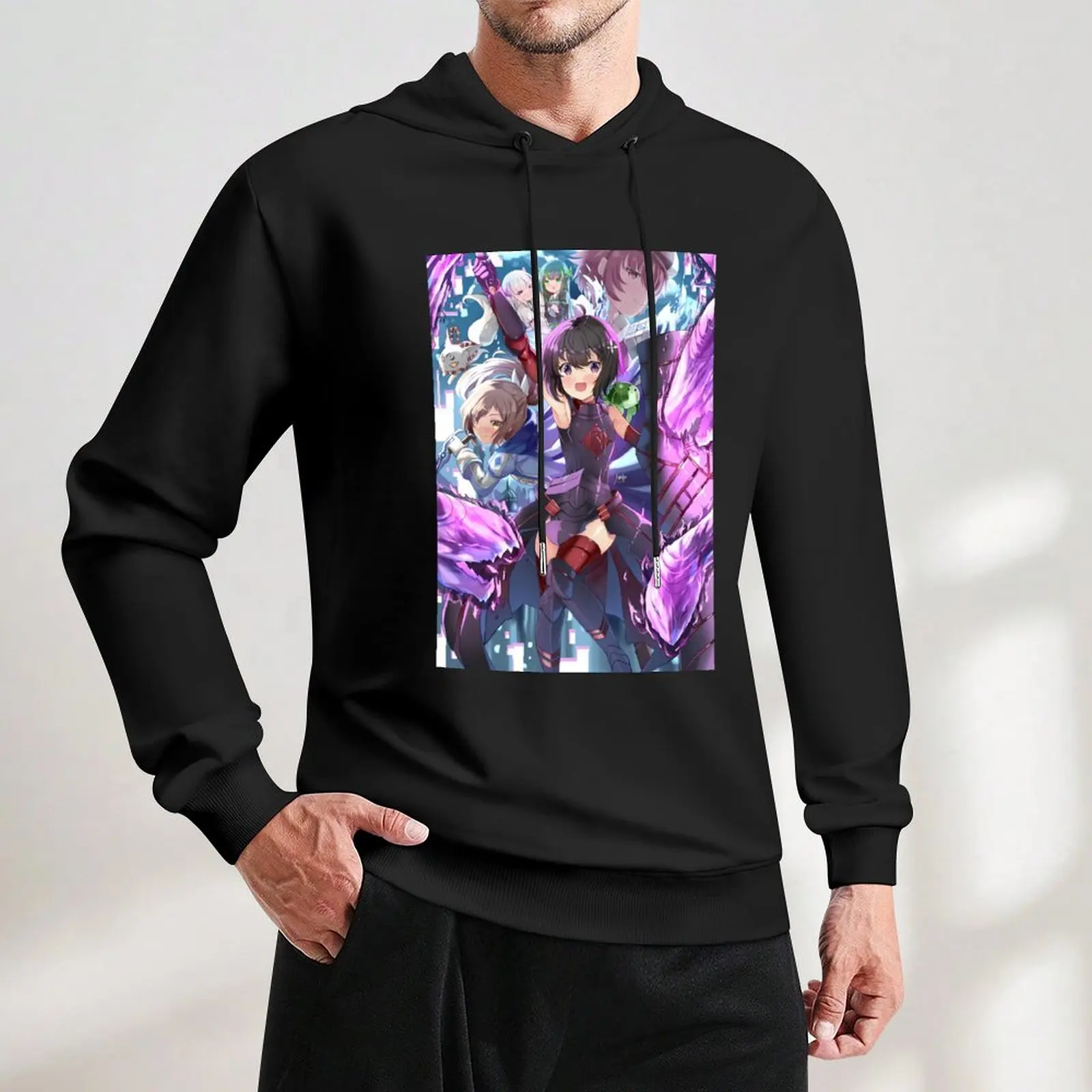 BOFURI: I Don't Want to Get Hurt so I'll Max Out My Defense пуловер с капюшоном эстетичная одежда