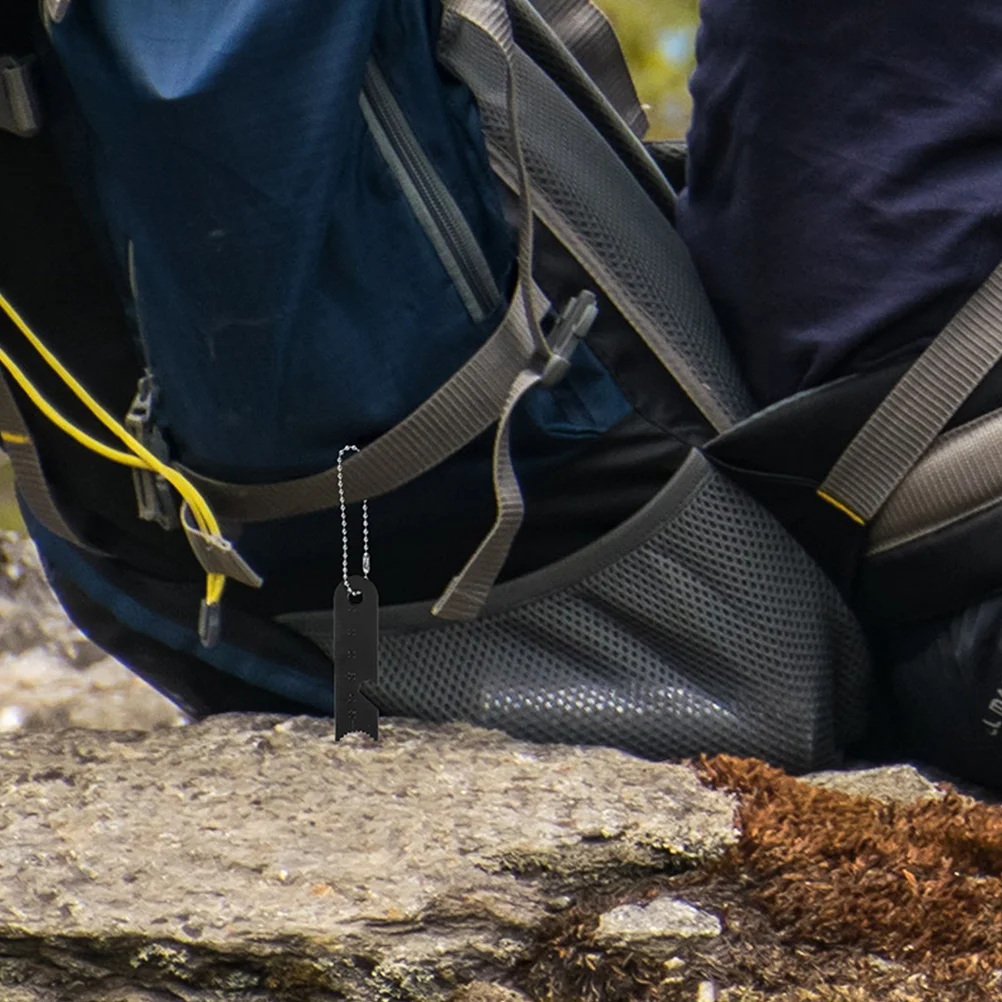 Открытый кремневый скребок зажигалка стержень для кемпинга черные марганцевые